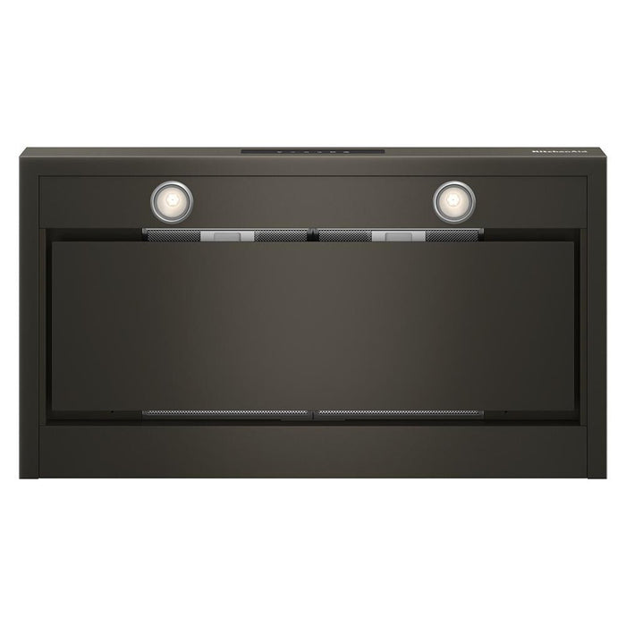 Hotte de cuisinière murale KitchenAid de 36 po de style auvent à 4 vitesses - minerai noir - KVWC736SBE