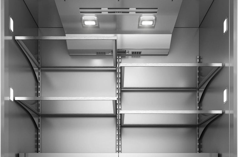 Réfrigérateur KitchenAid de 24,2 pi³ et de 42 po à portes françaises à congélateur inférieur - genièvre - KBFN542SJP