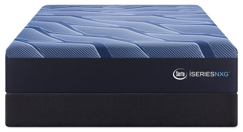 Ensemble matelas luxueux ferme à plateau régulier NXG1200 iSeries de Serta pour grand lit