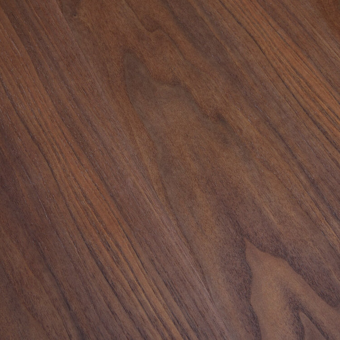 Table de salle à manger ronde Rio de 36 po (L) en métal avec base piédestal - brun-noir