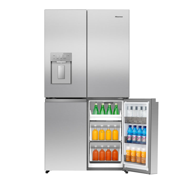 Réfrigérateur Hisense de 22,5 pi3 et de 36 po de profondeur comptoir à 4 portes françaises - acier inoxydable - RQ23G4FSEI