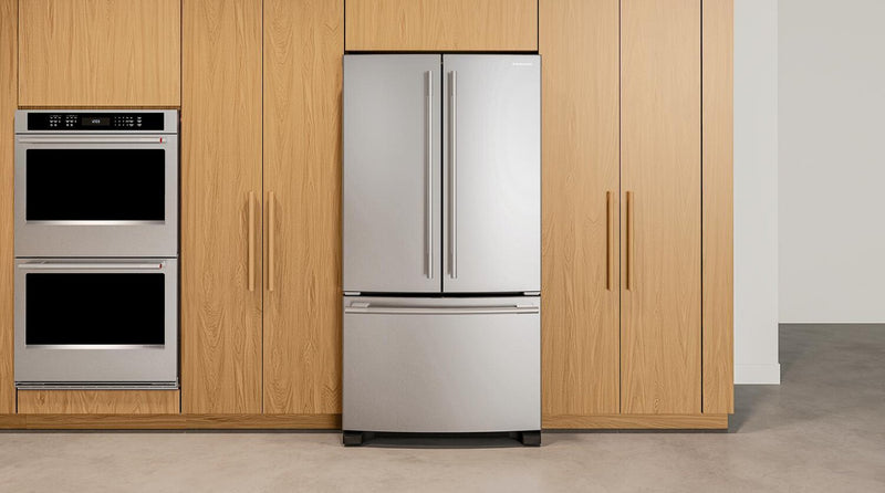 Réfrigérateur KitchenAid de 36 po et de 20 pi3 de profondeur comptoir à portes françaises - acier inoxydable PrintShieldMC - KRFC136SPS