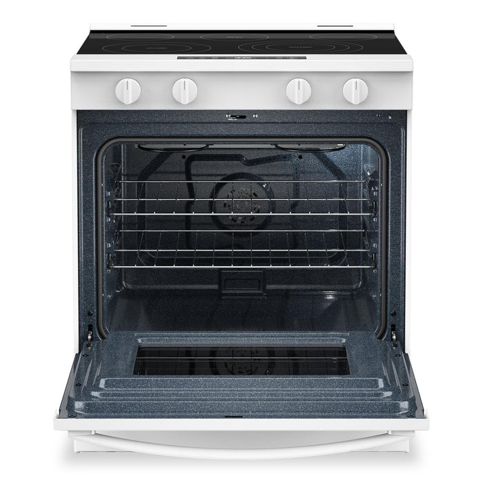 Cuisinière électrique Whirlpool de 5,3 pi³ et de 30 po avec cuisson à air - blanche - YWSES5030SW