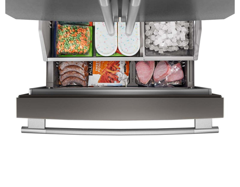 Réfrigérateur KitchenAid de profondeur comptoir à portes françaises avec distributeur d’eau interne - acier inoxydable - KRFC336SPS