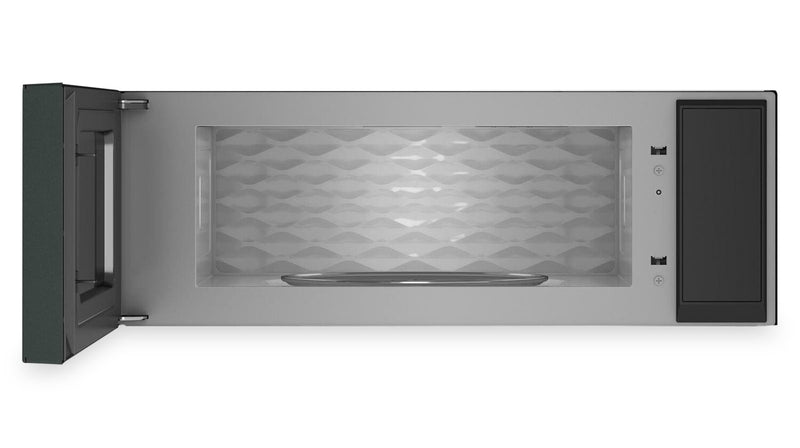 Four à micro-ondes à hotte intégrée intelligent à profil bas KitchenAid de 1,1 pi3 - genièvre - YKMML550RJP
