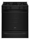 Cuisinière à gaz intelligente Whirlpool de 30 po, 5 pi³ – noir – WSGS3330TB