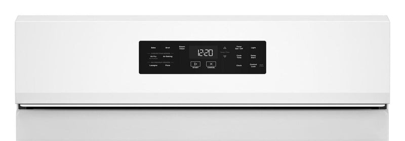 Cuisinière à gaz Whirlpool de 5,0 pi³ et de 30 po avec cuisson à air - blanche - WFGS4530SW 