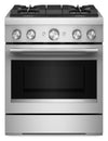 Cuisinière hybride KitchenAid de 4,1 pi3 avec mode de friture à air sans préchauffage - acier inoxydable - KFDS930SSS