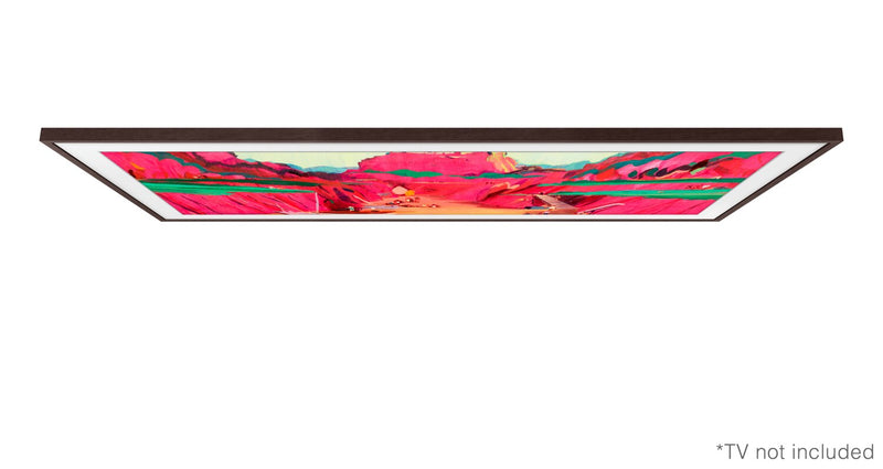 Cadre décoratif personnalisable pour téléviseur The Frame Pro de 65 po de Samsung - brun moderne