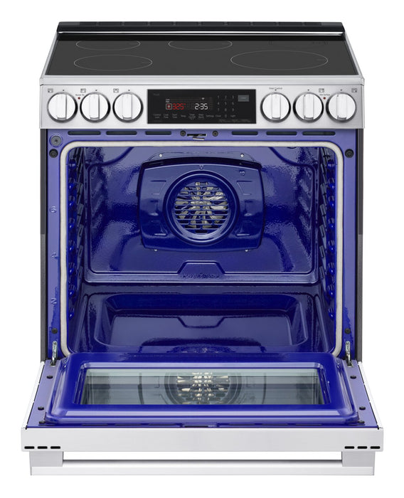Cuisinière induction encastrée intelligente LG de 6,3 pi3 avec friture à air - LSIL6336XE
