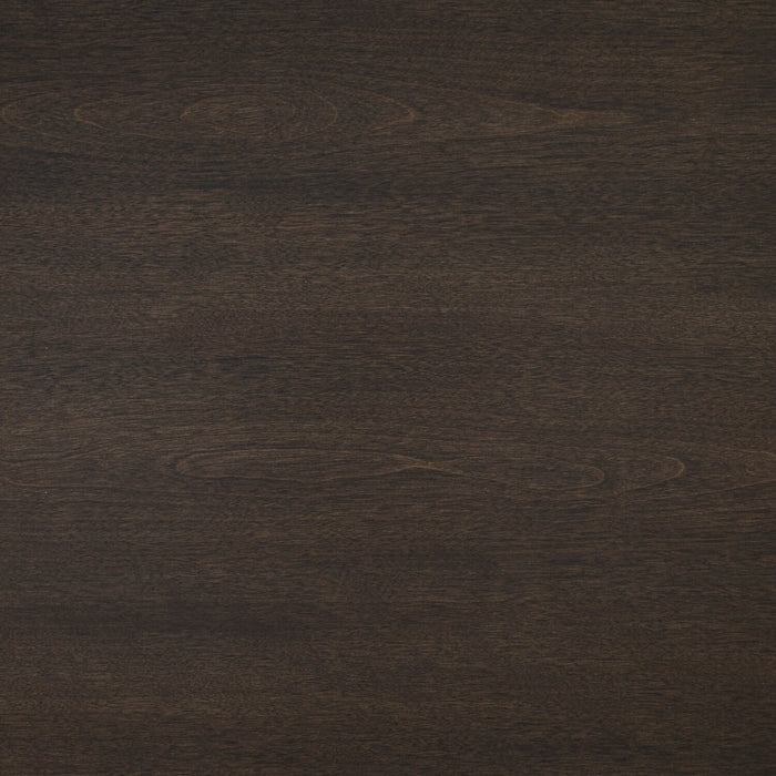 Table de bout ronde moderne Neeva de 24 po - bouleau brun foncé