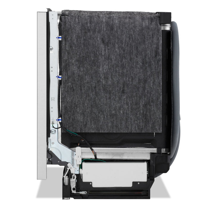  Lave-vaisselle encastré LG à 46 dBA de 24 po avec commandes sur le dessus et QuadWashMC - acier inoxydable - LDNPQ555S