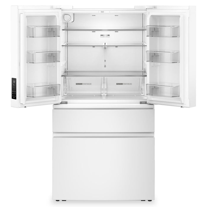 Réfrigérateur Whirlpool de 36 po et de 30 pi3 à portes françaises - blanc - WRMF3336SW