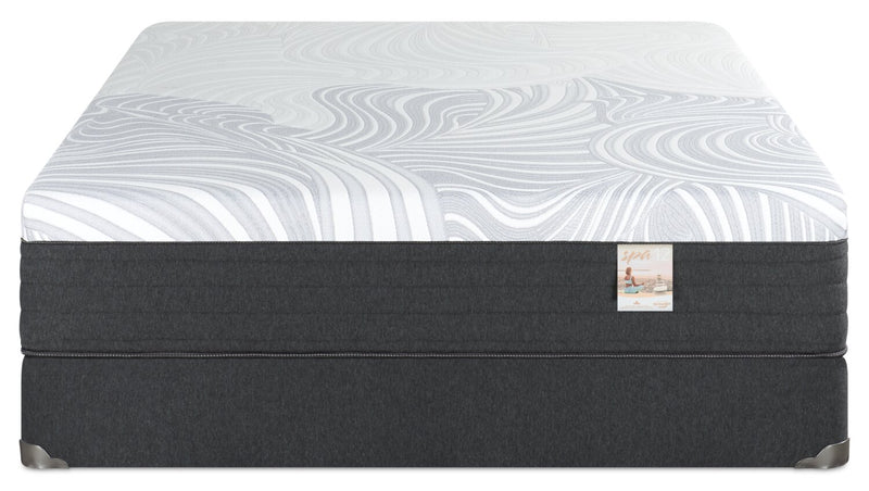 Ensemble matelas moelleux à plateau-coussin dans une boîte Spa 12 de Springwall pour lit double