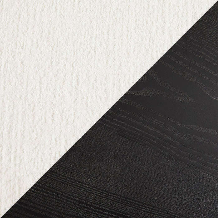 Ensemble de salle à manger Rio 5 pièces avec table ronde de 36 po (L), base piédestal en métal et 4 chaises - noir et taupe