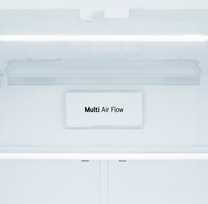 Réfrigérateur 3 portes LG de 21 pi3 et de 33 po à portes françaises - couleur argent Prime - LF21C6000V