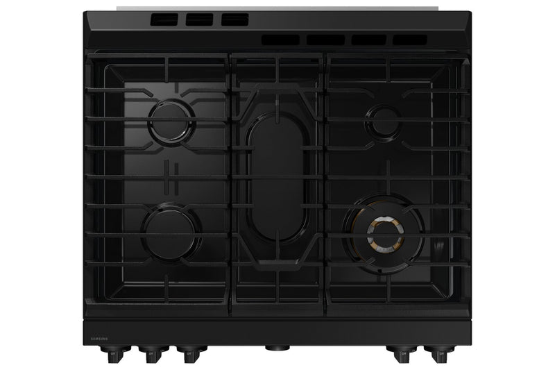 Cuisinière intelligente à gaz encastrée Samsung de 6 pi³ avec friture à air et Air Sous Vide - acier inoxydable - NSG6DG8500SRAA