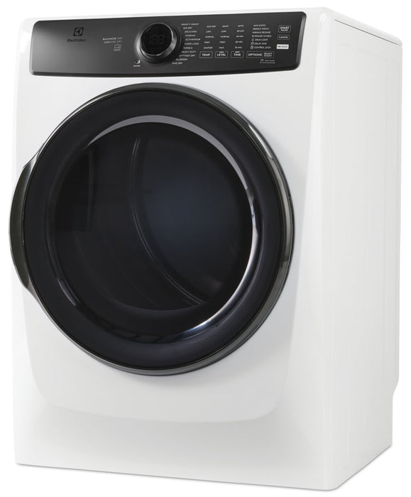Sécheuse à gaz Perfect SteamMC Electrolux de 8 pi3 avec système de séchage LuxCareMD Dry et rafraîchissement instantané - ELFG7738AW 