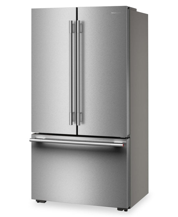 Réfrigérateur KitchenAid de 36 po et de 24 pi3 de profondeur comptoir à portes françaises - inoxydable PrintShieldMC - KRFC236SPS