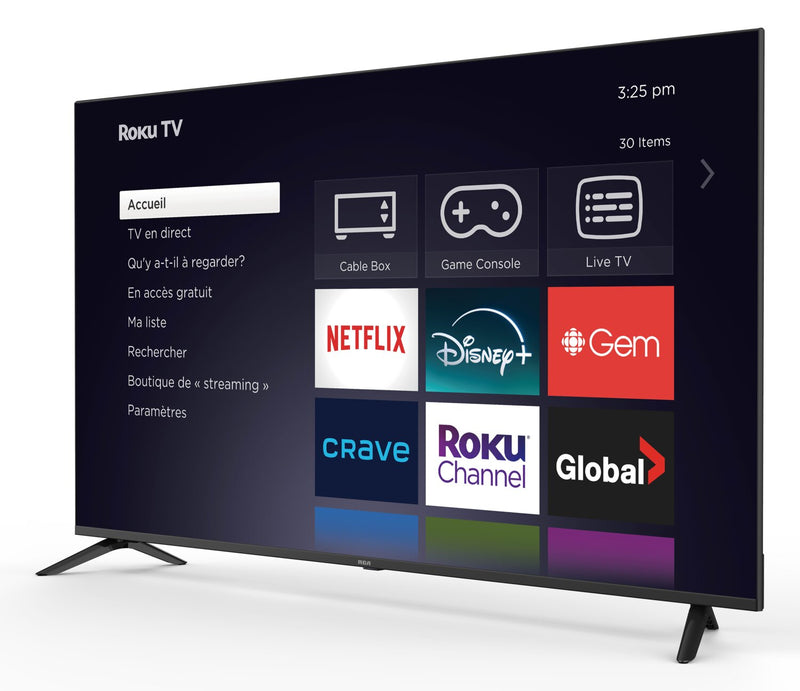 Téléviseur intelligent RCA 4K de 58 po avec Roku TVMC