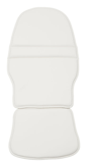 Fauteuil de massage inclinable LG de 29,6 po en tissu d’apparence cuir avec pouf assorti - beige