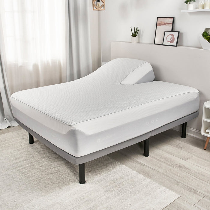 Protège-matelas Performance Ver-TexMD BedgearMC divisé pour très grand lit