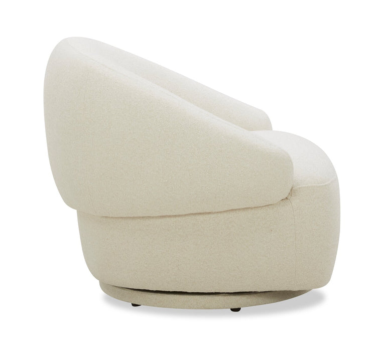 Fauteuil d’appoint pivotant Villa - ivoire