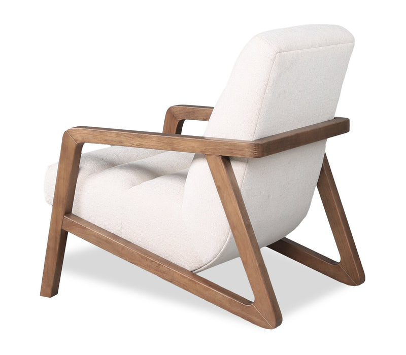 Fauteuil d’appoint Cove de 28 po en tissu de chenille - taupe 