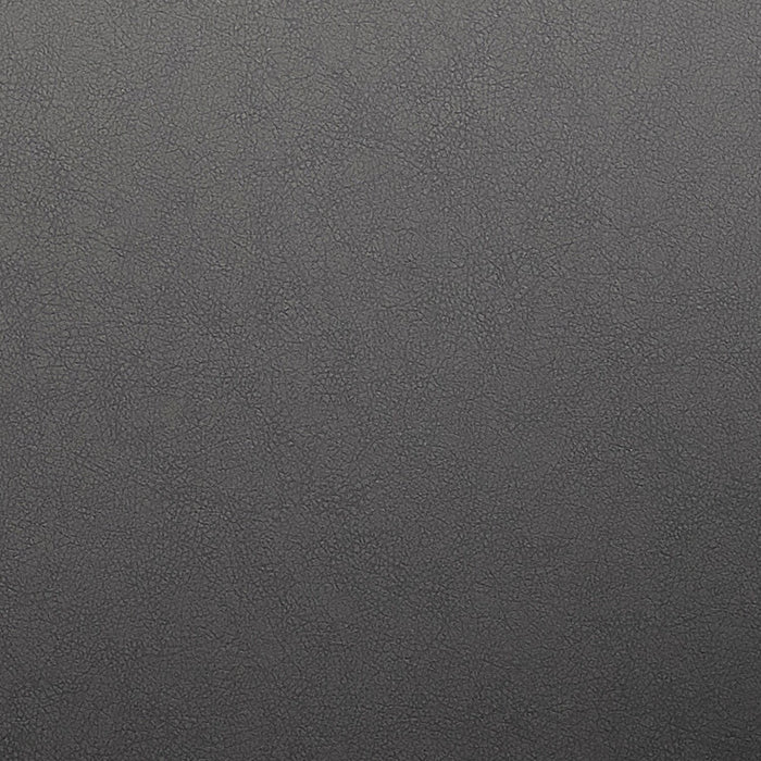 Chaise de salle à manger Naya en cuir végétalien et en métal - grise