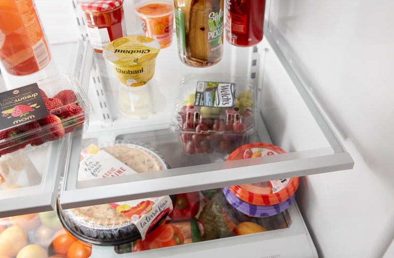 Réfrigérateur Maytag de 25 pi³ et de 36 po à congélateur inférieur - acier inoxydable résistant aux traces de doigts - MRFF4236RZ