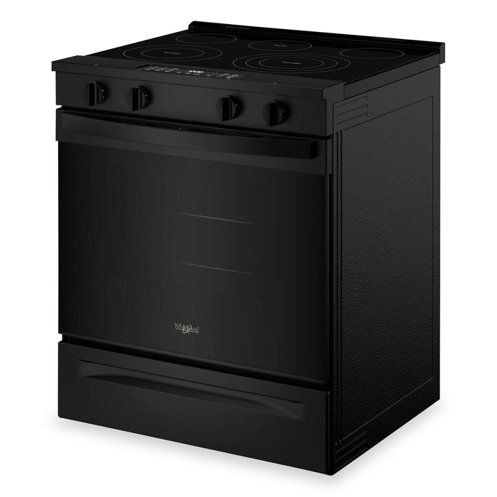 Cuisinière électrique Whirlpool de 5,3 pi³ et de 30 po avec cuisson à air - noire - YWSES5030SB