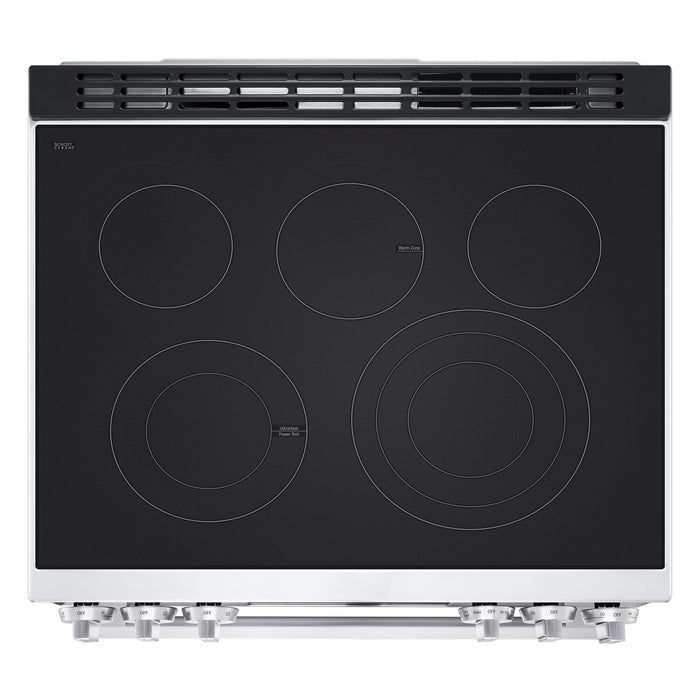 Cuisinière intelligente électrique LG de 6,3 pi³ avec friture à air - acier inoxydable résistant aux traces de doigts - LSEL6335XE 