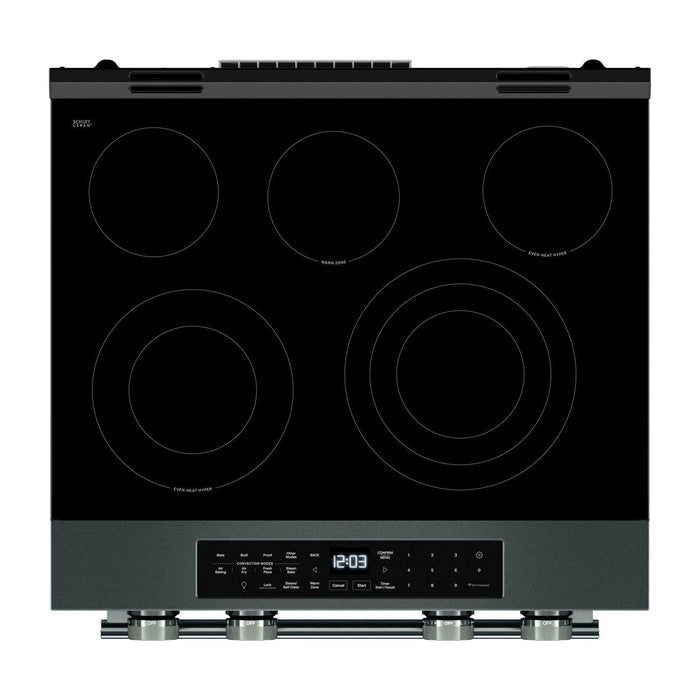 Cuisinière électrique KitchenAid de 5,3 pi³ et de 30 po - genièvre - YKSES530SJP