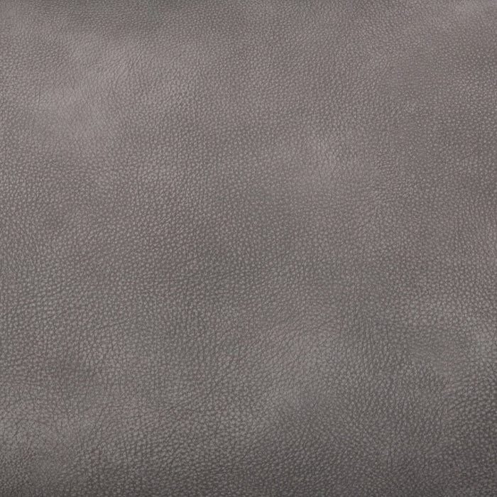 Fauteuil basculeur à inclinaison électrique Claire de 34 po en tissu d’apparence cuir - gris anthracite 