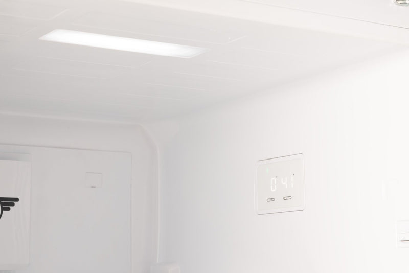 Réfrigérateur Classic Rétro d’Unique de 24 po et de 11 pi3 à congélateur supérieur - rouge bonbon - UNQ-310L R TM