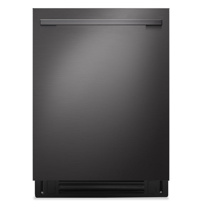Lave-vaisselle encastré LG à 42 dBA de 24 po avec commandes sur le dessus et QuadWashMD Pro - acier inoxydable noir - LDNTH753D