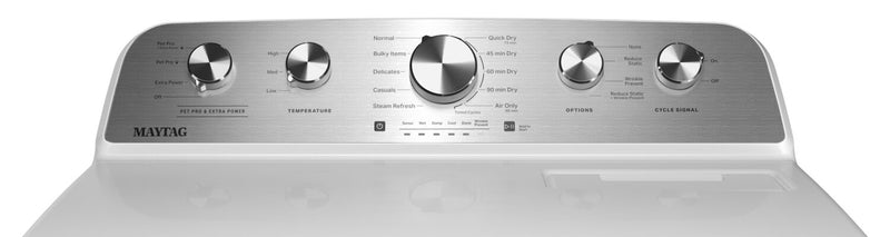 Sécheuse électrique Animal Pet Pro de Maytag de 7,0 pi3 - blanche - YMED5605RW