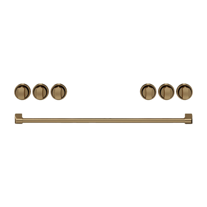 Ensemble de poignées et de boutons Thor Kitchen bronze brossé pour cuisinière de 36 po - CKA-RG36-BRZ
