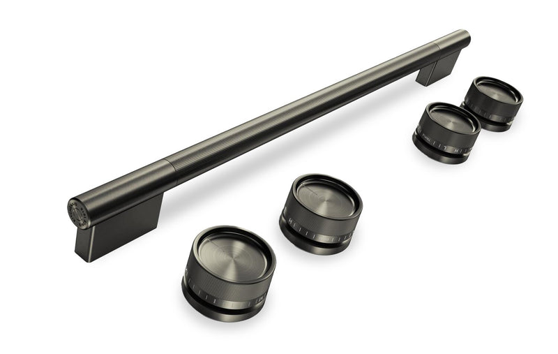 Trousse de poignées KitchenAid pour cuisinière électrique encastrable à convection – minerai noir – W11773969