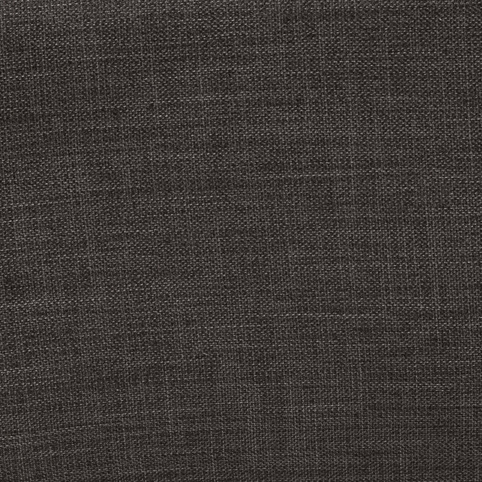 Sofa Freeman de Kort & Co. de 80 po de format condo en tissu d’apparence lin avec base et pattes en bois - gris anthracite