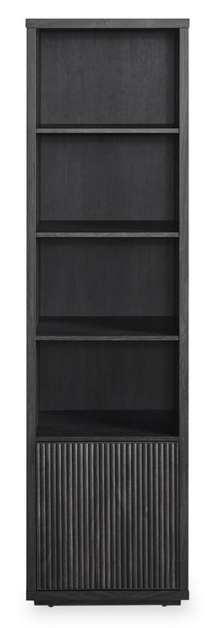 Section latérale bibliothèque Brenner de 20 po avec rangement - anthracite 