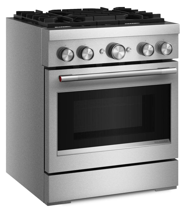 Cuisinière hybride KitchenAid de 4,1 pi3 avec mode de friture à air sans préchauffage - acier inoxydable - KFDS930SSS