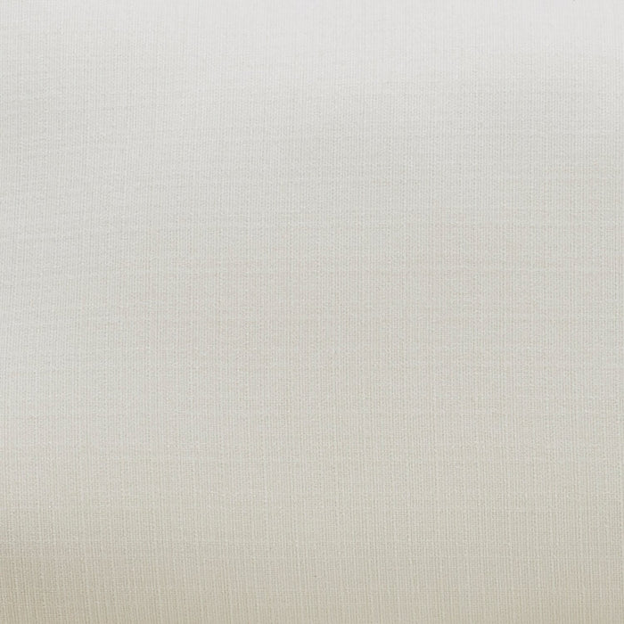 Sofa Gena de Cindy Crawford Home de 78,7 po de format condo en tissu d’apparence lin avec coussins de dossier amovibles - blanc coton