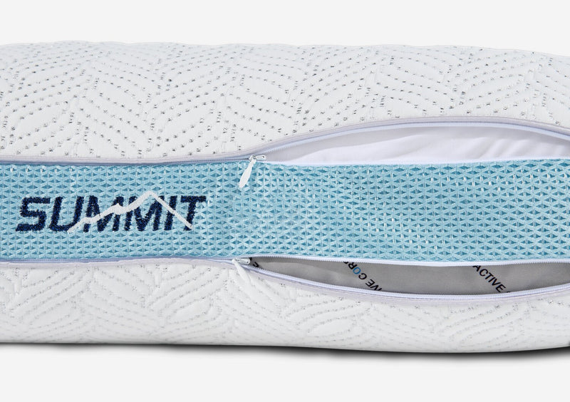 Oreiller PerformanceMD Summit 2.0 de Bedgear pour grand lit - pour dormeurs sur le dos