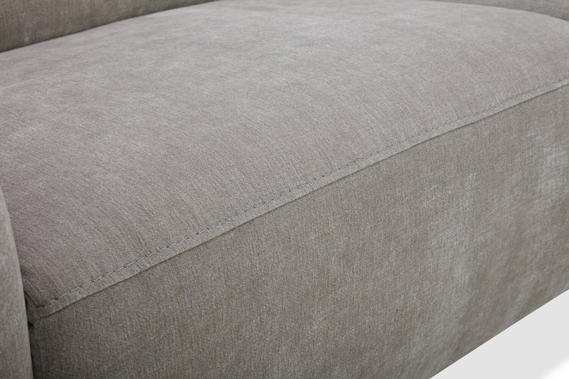Sofa sectionnel à inclinaison électrique Caprice 5 pièces avec appuie-têtes électriques - truffe
