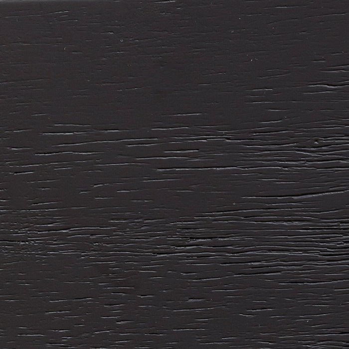 Chaise de salle à manger Sol de Kort & Co. avec dossier en échelle courbé - noire