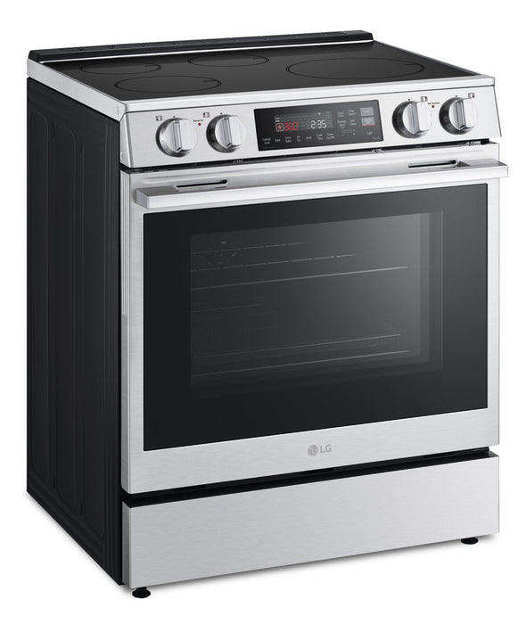Cuisinière induction encastrée intelligente LG de 6,3 pi3 avec friture à air - LSIL6334XE