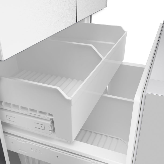 Réfrigérateur Bosch de 36 po et de 21,6 pi3 à portes françaises - acier inoxydable résistant aux traces de doigts - B36CD10ENS