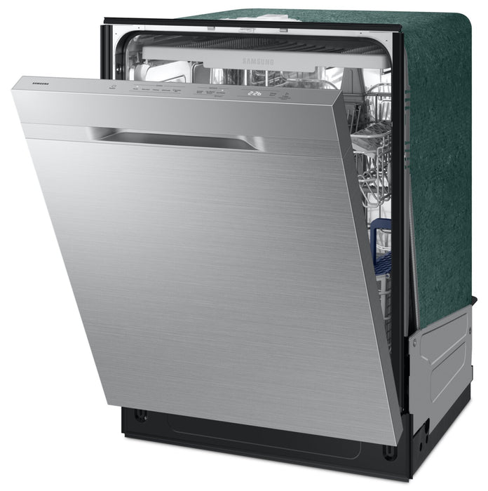 Lave-vaisselle Samsung de série 5500 de 24 po et de 48 dBA avec commandes sur le dessus et 3e panier - DW80DG5500SRAA