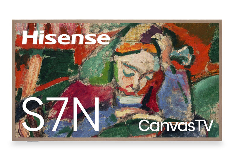 Téléviseur intelligent QLED HISENSE QD6QF CanvasTVMC UHD 4K de 85 po avec Google TVMC (85S7N) - modèle 2024